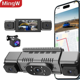 MingW S1000 Dash Cam – 2K WiFi Recording & 24H Security