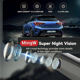 MingW E88 Dash Cam – Smarter, Safer Driving with ADAS & BSD